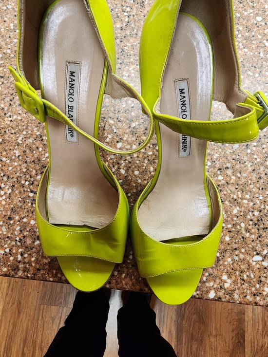 Manolo Blahnik Shoes - VINTAGE Manolo Blahnik 4 Inch Strappy Heels